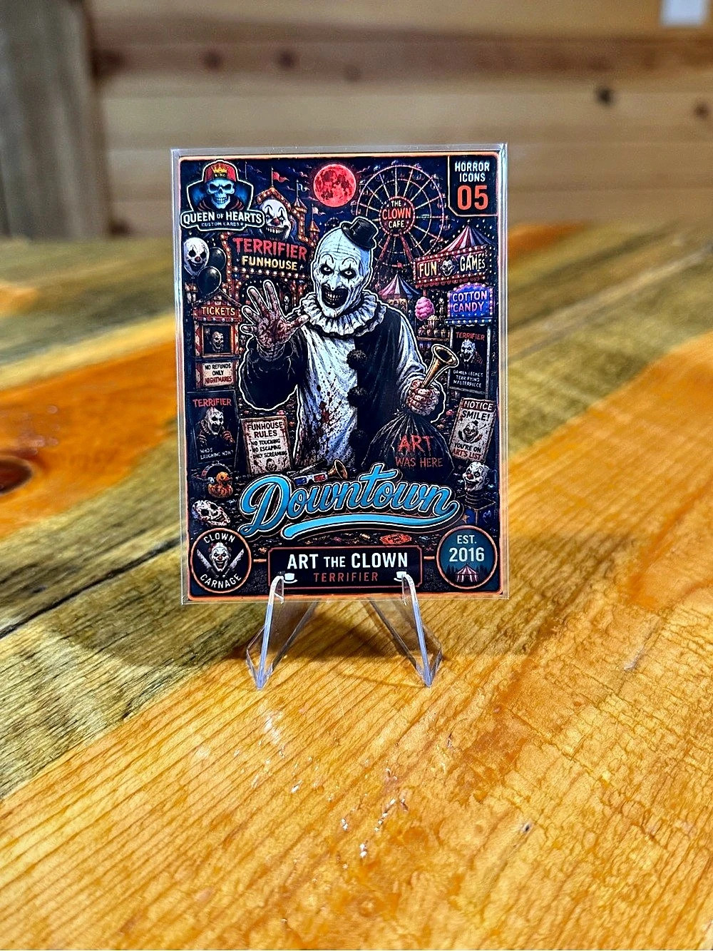Art The Clown Terrifier Custom Downtown Horror Card